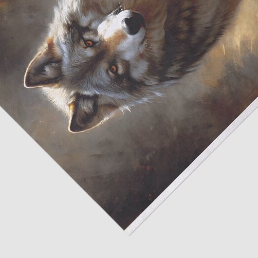 Wolf Spirit Decoupage Seidenpapier (Ausschnitt)