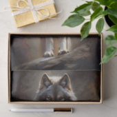 Wolf Spirit Decoupage Seidenpapier (Geschenk)