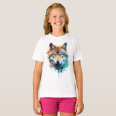 Wolf Spirit: Der Power und die Gnade des Wolfs T-Shirt (Vorne ganz)