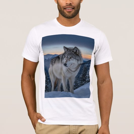 Wolf Spirit - Graphic-T - Shirt der Wildnis (Vorderseite)