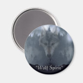 WOLF SPIRIT ~ Magnet (Vorderseite/Rückseite)