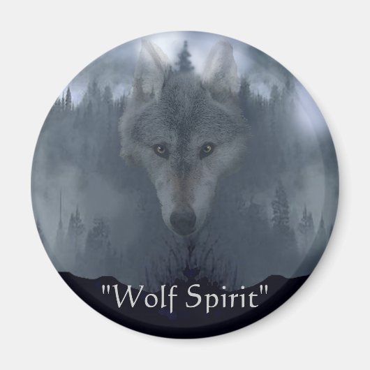WOLF SPIRIT ~ Magnet (Vorne)