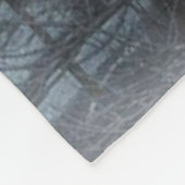 Wolf Spirit Moon Night Fleecedecke (Ecke)