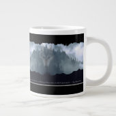 Wolf Spirit & Mountain Jumbo Soup & Coffee Tasse (Rechts)