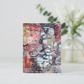 Wolf Spirit Postkarte (Stehend Vorderseite)