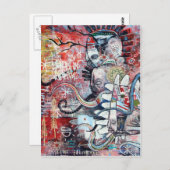 Wolf Spirit Postkarte (Vorne/Hinten)