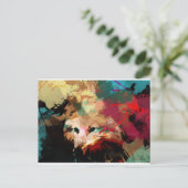 Wolf spirit Series - Prowling sunka Postkarte (Stehend Vorderseite)