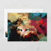 Wolf spirit Series - Prowling sunka Postkarte (Vorne/Hinten)