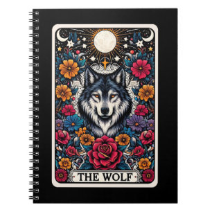 Wolf Spirit Tarot Card Notebook Notizblock
