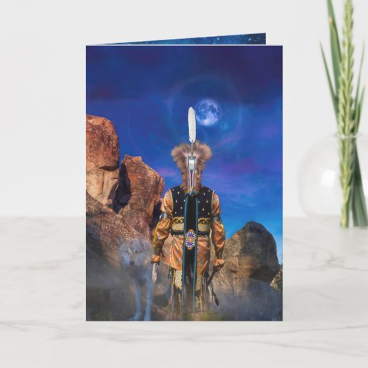 Wolf Spirit, WENN ROCKS SPRECHEN KÖNNTEN Karte (Vorderseite)