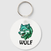 Wolf Spirit | Wild & Fearless Animal-Themed Keycha Schlüsselanhänger (Vorderseite)