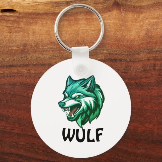 Wolf Spirit | Wild & Fearless Animal-Themed Keycha Schlüsselanhänger (Vorderseite)