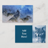 Wolf Spirits Business Card Visitenkarte (Vorne/Hinten)