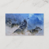 Wolf Spirits Business Card Visitenkarte (Vorderseite)