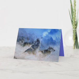 Wolf Spirits Dankeskarte