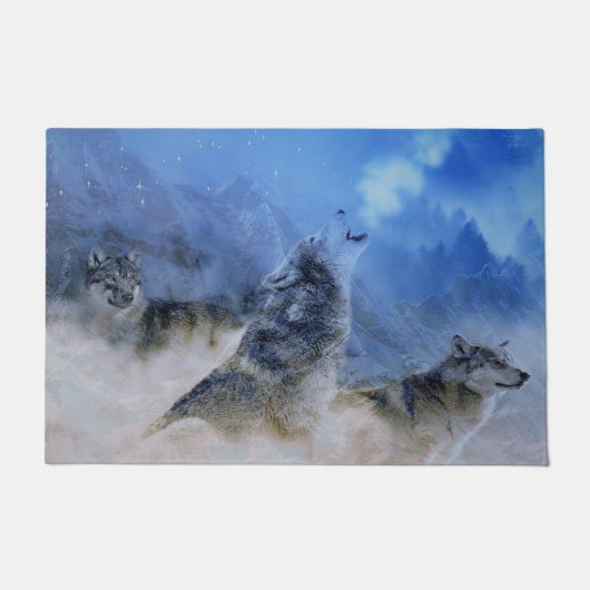 Wolf Spirits Fußmatte (Vorderseite)