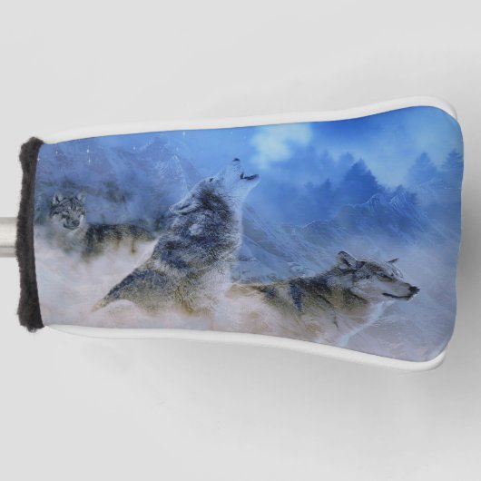 Wolf Spirits Golf Headcover (Vorderseite)