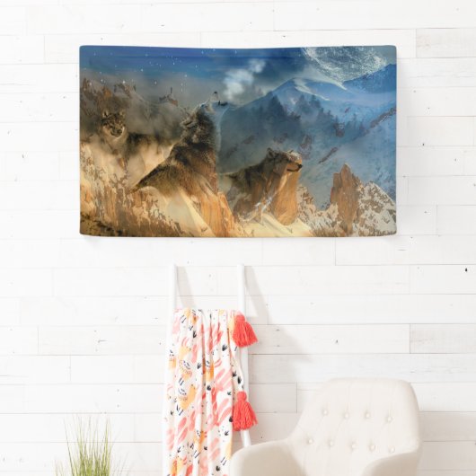 Wolf Spirits Howling Banner (Insitu)