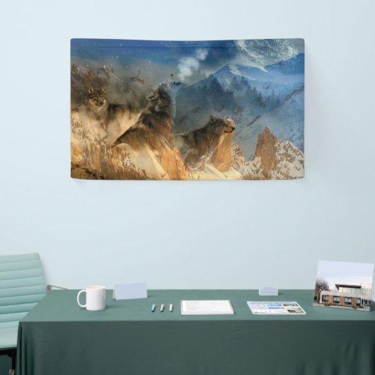 Wolf Spirits Howling Banner (Messeveranstaltung)