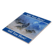 Wolf Spirits Keramik Tile Fliese (Seite)