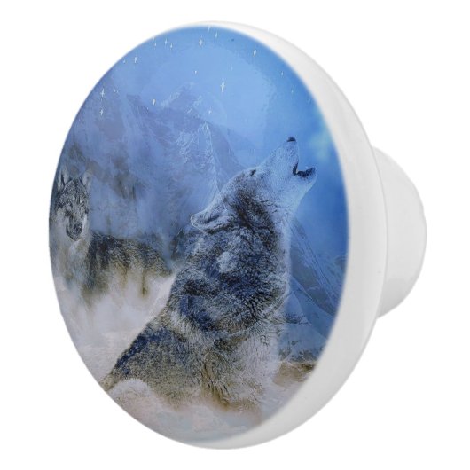 Wolf Spirits Keramikknauf (Rechts)