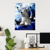 Wolf Spirits Poster (Heimbüro)