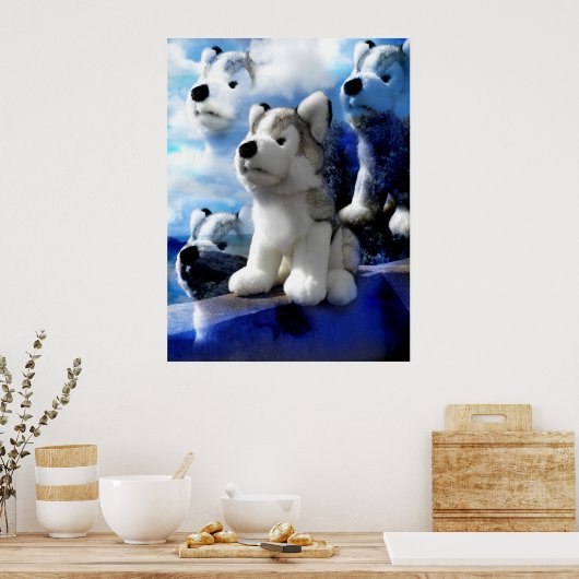 Wolf Spirits Poster (Küche)