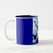 Wolf Spirits Zweifarbige Tasse (Links)