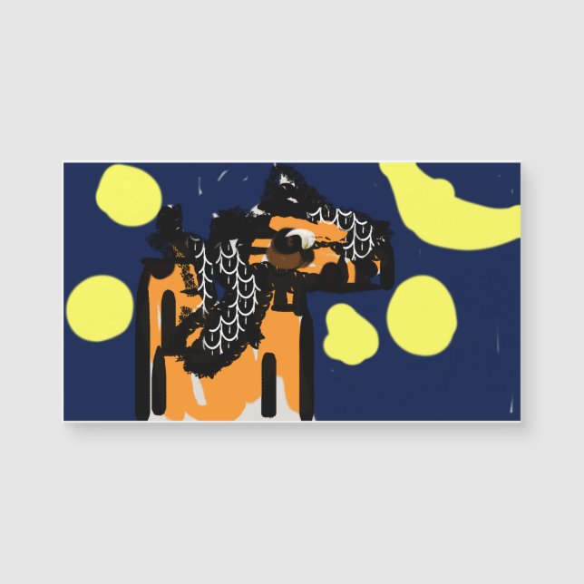 Wolf Starart Magnetkarte (Vorderseite)