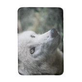 Wolf Stare Badematte (Vorderseite Vertikal)