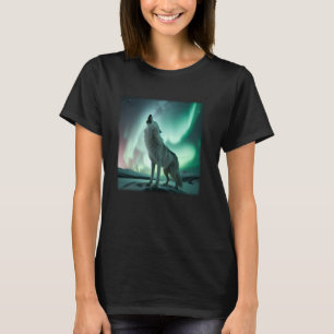 Wolf Starry Night Wolf Mama, Wolf Vater, Wolf Love T-Shirt
