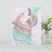 Wolf Stationery (Stehend Vorderseite)