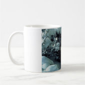Wolf stehend im Schnee Kaffeetasse (Links)
