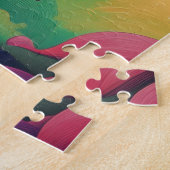 Wolf stehend in einer traumhaften Landschaft Puzzle (Seite)