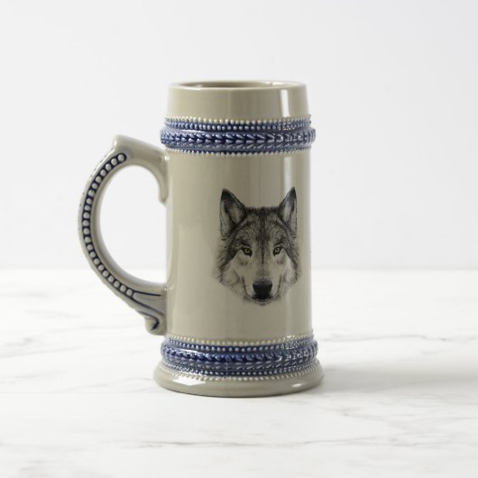 Wolf Stein Bierglas (Links)