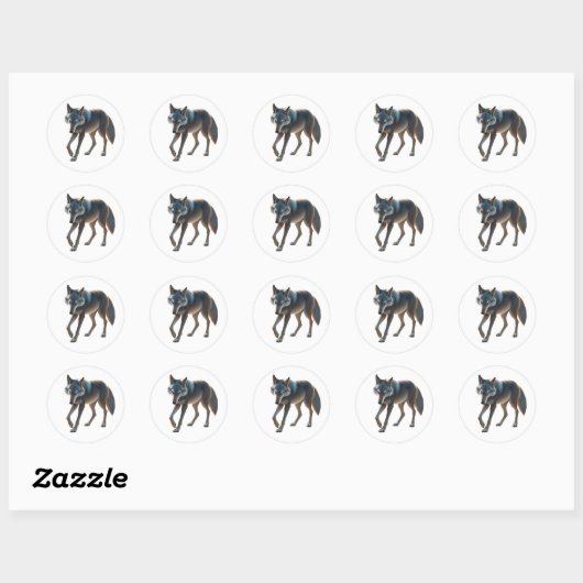 Wolf Stickers (Blatt)