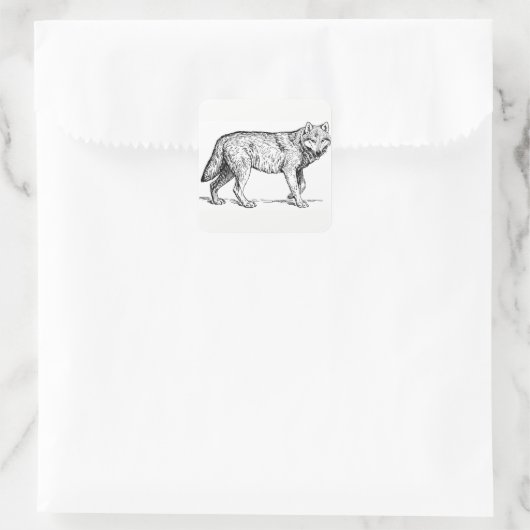 Wolf Stickers (Tasche)