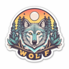 Wolf Stickers a Howling Success Aufkleber