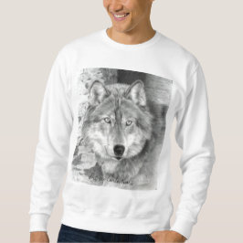 Wolf-Sweatshirt, Unisex - für Männer oder Frauen Sweatshirt