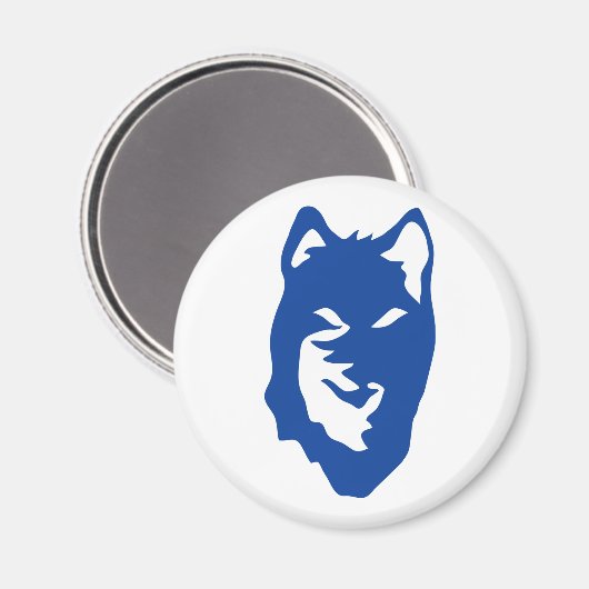 Wolf Symbol Magnet (Vorderseite/Rückseite)