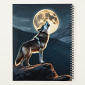 Wolf-Symbolismus-Kalender Planer (Rückseite)
