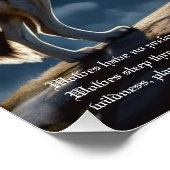 Wolf Symbolismus Poster (Ecke)