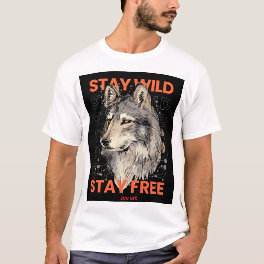 Wolf T-Shirt (Vorderseite)