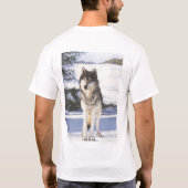 Wolf T-Shirt (Rückseite)