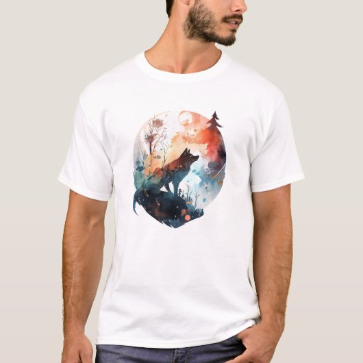 Wolf T-Shirt (Vorderseite)