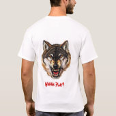 Wolf T-Shirt (Rückseite)