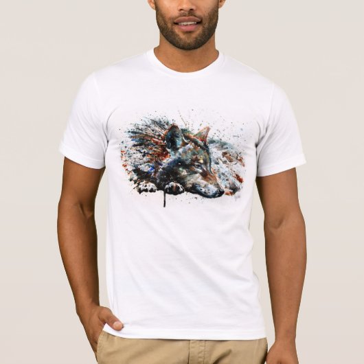 Wolf T-Shirt (Vorderseite)