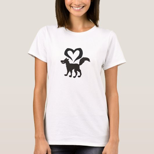 ♥ Wolf ♥ T-Shirt (Vorderseite)