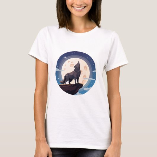 Wolf T-Shirt (Vorderseite)