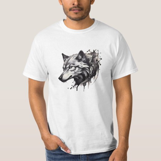 Wolf T - Shirt Collection Tattoo Style Designs (Vorderseite)
